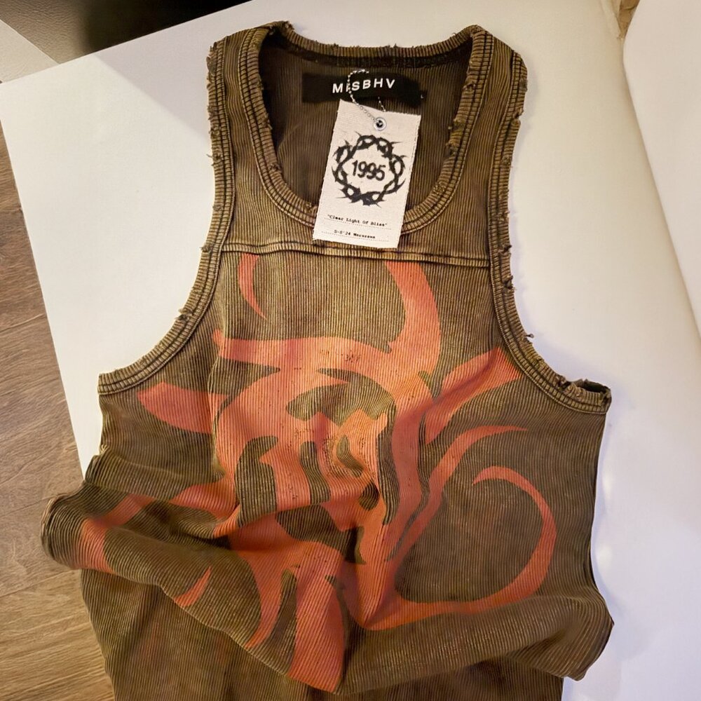 MISBHV Brown 'The Beach' Tank Top - Picture 4 of 5